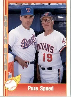 Nolan Ryan / Bob Feller - 1992 Pacific Nolan Ryan Texas Express II - #135 - Baseball Card Single