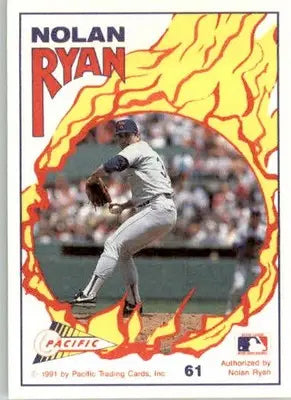 Nolan Ryan / Dan Smith - 1991 Pacific Nolan Ryan Texas Express I - #61 - Baseball Card Single