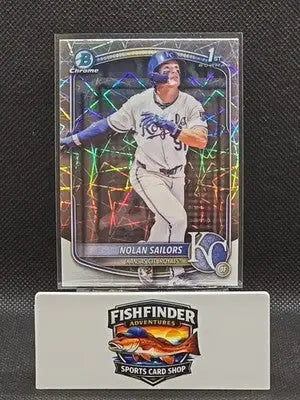 NOLAN SAILORS - SP 1st CHROME LAZER REFRACTOR #BDC-86 - 2025 Bowman Draft - Baseball Card Single