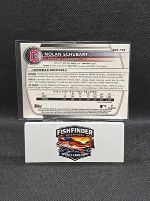 NOLAN SCHUBART 2025 BOWMAN CHROME DRAFT 1ST BLUE GEOMETRIC /150 #BDC-192 - Baseball Card Single