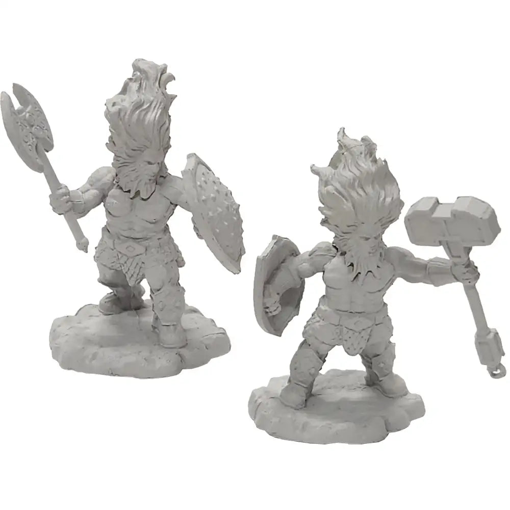Nolzur’s Marvelous Miniatures - Unpainted: Azer Warriors - Action Figure & Toy