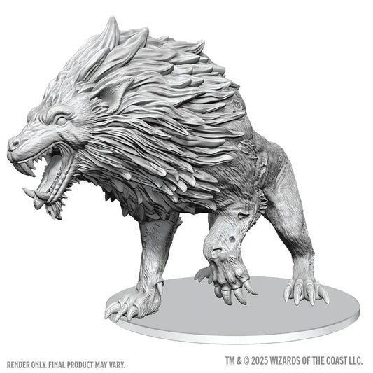 Nolzur’s Marvelous Miniatures - Unpainted: Dire Worg - Collectibles