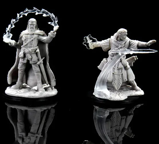Nolzur’s Marvelous Miniatures - Unpainted: Human Wizard - Miniatures - RPG