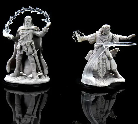 Nolzur’s Marvelous Miniatures - Unpainted: Human Wizard - Miniatures - RPG