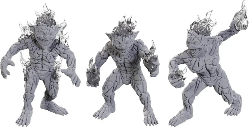 Nolzur’s Marvelous Miniatures - Unpainted: Magmins - Action Figure & Toy