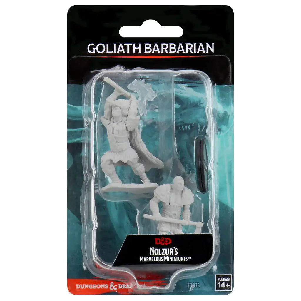 Nolzur’s Marvelous Miniatures - Unpainted: Male Goliath Barbarian - Miniatures - RPG