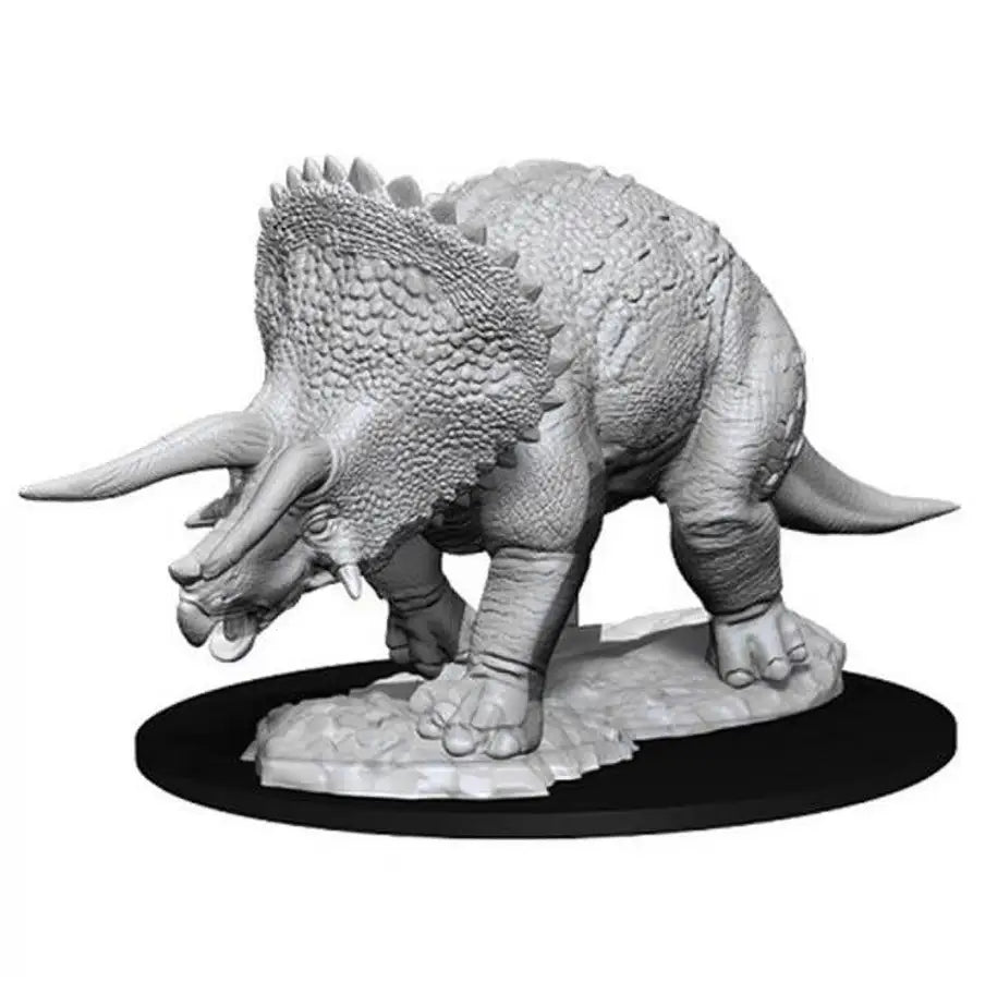 Nolzur’s Marvelous Miniatures - Unpainted: Triceratops - Action Figure & Toy
