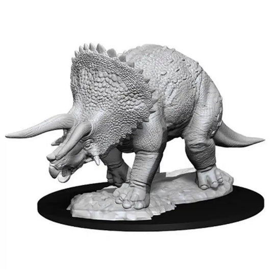 Nolzur’s Marvelous Miniatures - Unpainted: Triceratops - Action Figure & Toy