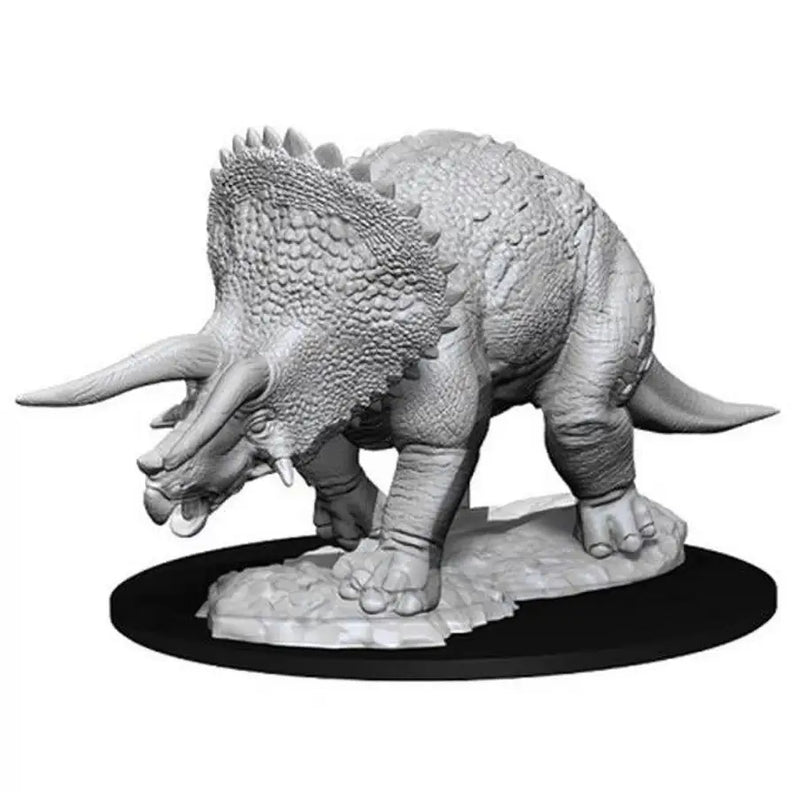 Nolzur’s Marvelous Miniatures - Unpainted: Triceratops - Action Figure & Toy