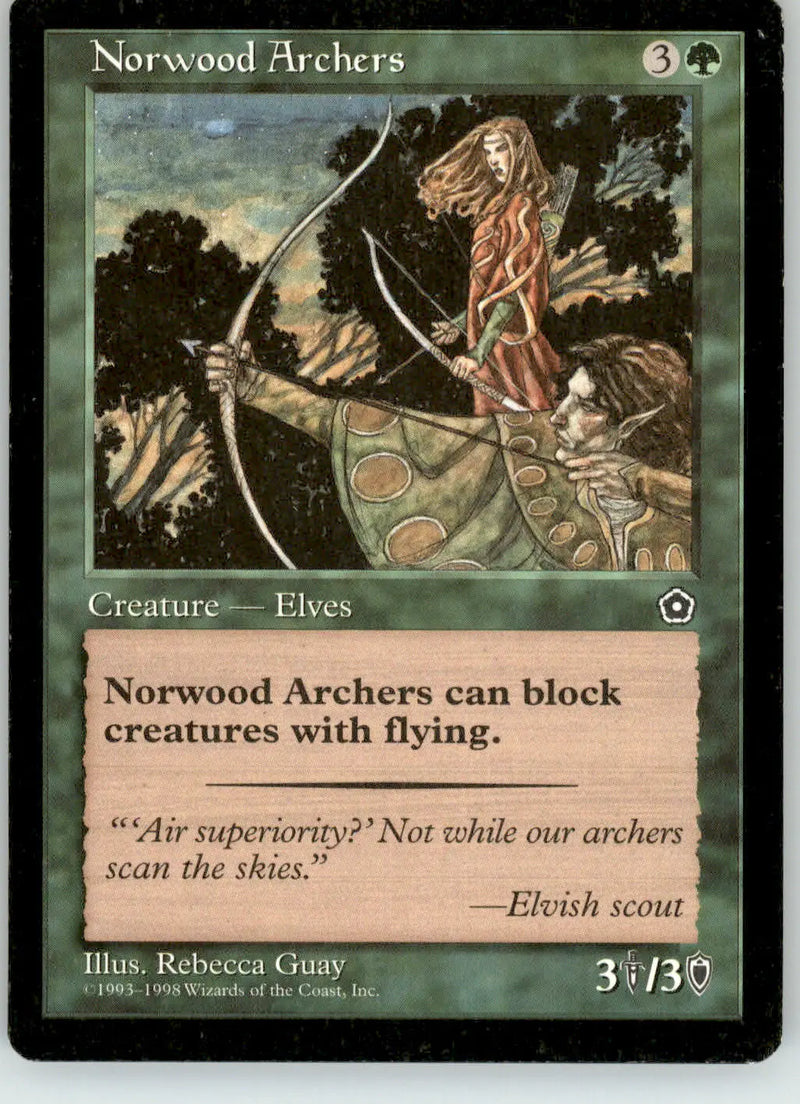 Norwood Archers - Portal Second Age - MP Magic: The Gathering - Magic Card Single