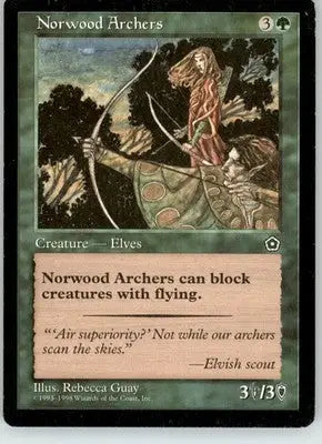 Norwood Archers - Portal Second Age - MP Magic: The Gathering - Magic Card Single