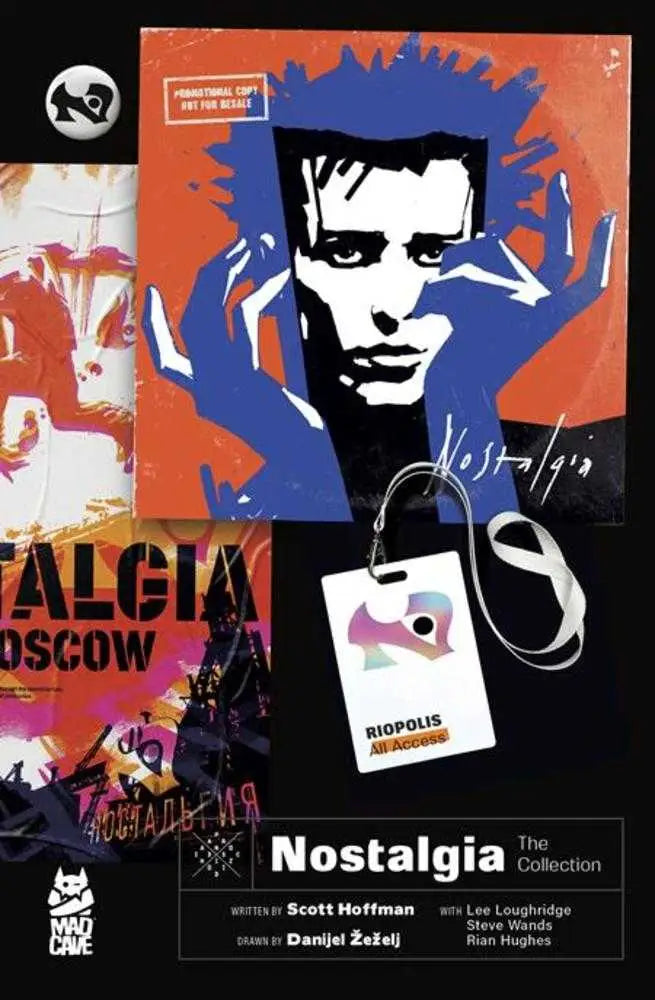 Comic book cover featuring Scissor Sisters for Nostalgia TPB with rock star theme