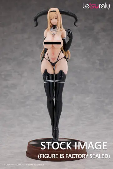 Anime-style female sister succubus illustrated PVC fig deluxe with horns in sealed new box