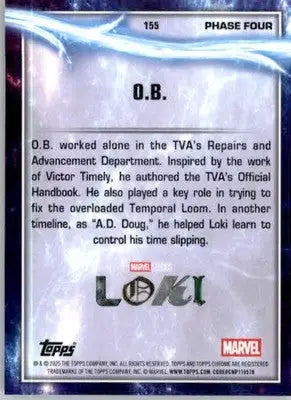 O.B. - 2025 Topps Chrome Marvel Studios - #155 - Non_sport - Non-Sports Card Single