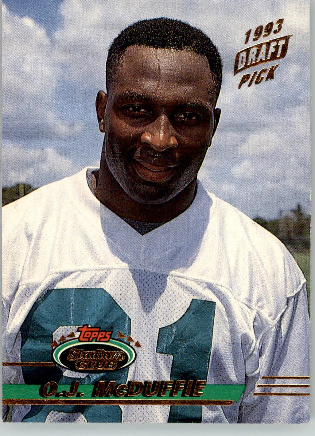 O.J. McDuffie - 1993 Stadium Club - #56 - RC Football - Football Card Single
