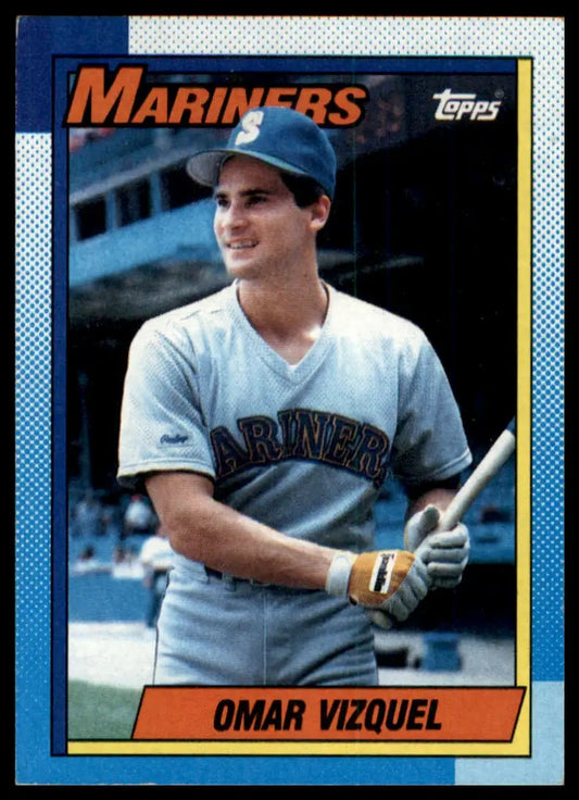 O-Pee-Chee Omar Vizquel 698 Seattle Mariners LP - Baseball Card Single