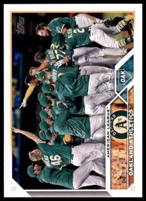 Oakland Athletics 2023 Topps #577 Oakland Athletics - Baseball Card Single