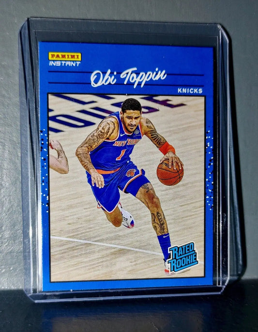 Obi Toppin 2020-2021 Panini NBA Instant #8 Rated Rookie Retro Card 1/35581/3558 - Basketball Card Single