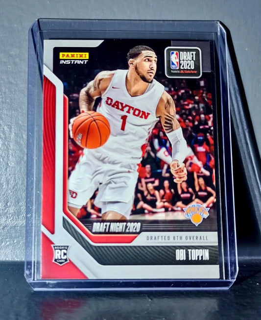 Obi Toppin 2020-21 Panini NBA Draft Night #22 Basketball Rookie Card 1 of 1019 - Basketball Card Single