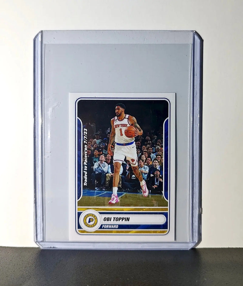 Obi Toppin 2023-24 Panini NBA #200 Sticker Card Indiana Pacers