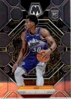 Ochai Agbaji - 2022-23 Panini Mosaic - #208 - RC Basketball - Basketball Card Single
