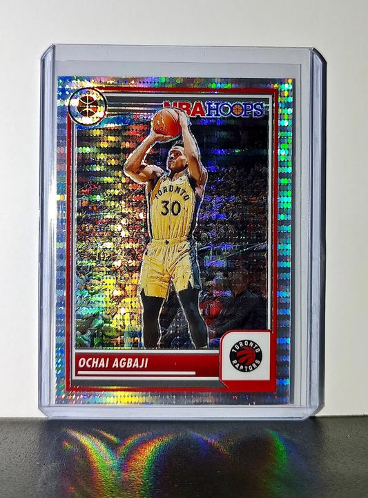 Ochai Agbaji 2023-24 Panini Premium NBA Hoops #62 Pulsar Prizm Raptors - Basketball Card Single