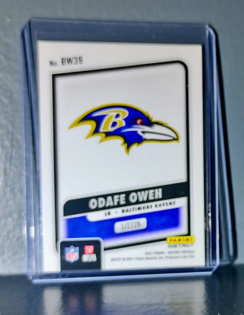 Odafe Oweh 2021 Panini NFL Black and White Rookies #39 Card 1/2728 - Football Card Single