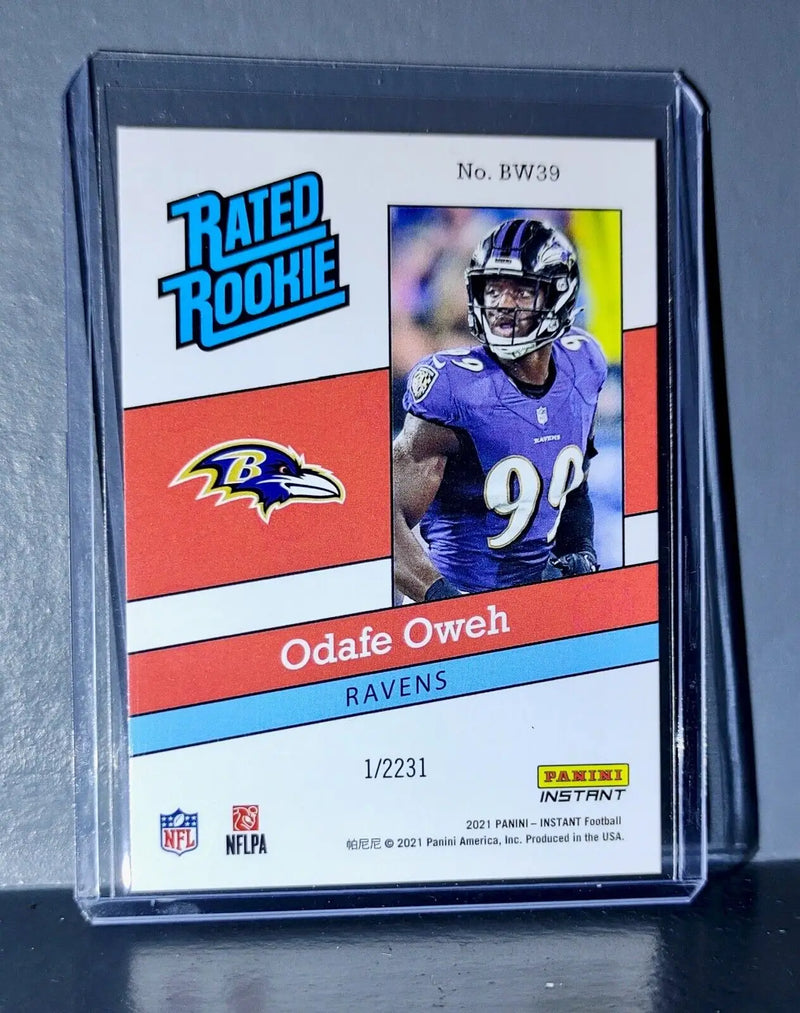 Odafe Oweh 2021 Panini NFL Rated Rookie Retro #39 Rookie Card 1/2231 - Football Card Single