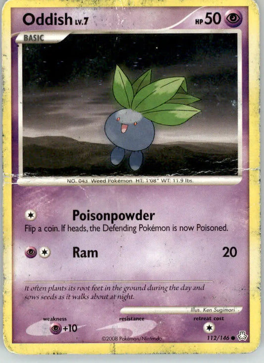 Oddish - Legends Awakened - 112/146 - DMG Pokemon - Pokémon Card Single