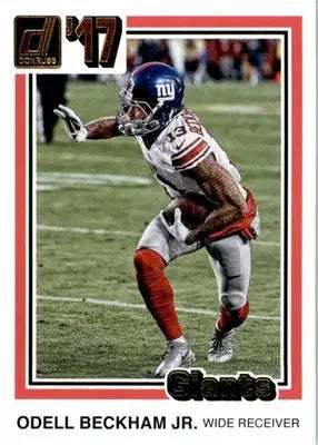 Odell Beckham Jr. - 2017 Donruss - #13 - 1981 Tribute Football - Football Card Single