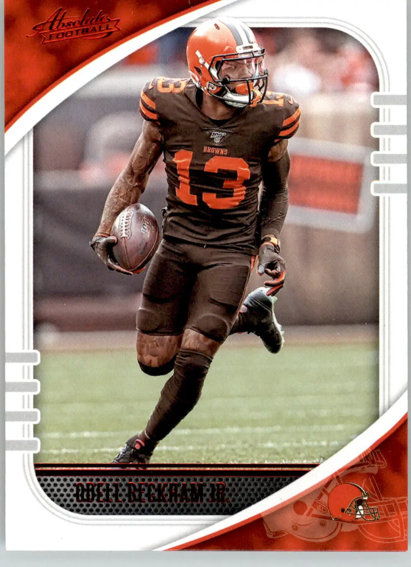 Odell Beckham Jr. - 2020 Panini Absolute - #29 - Red Football - Football Card Single