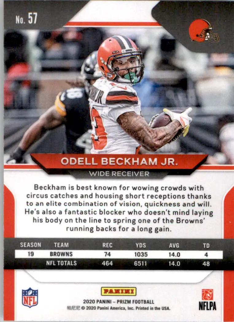 Odell Beckham Jr. - 2020 Panini Prizm - #57 - Football - Football Card Single