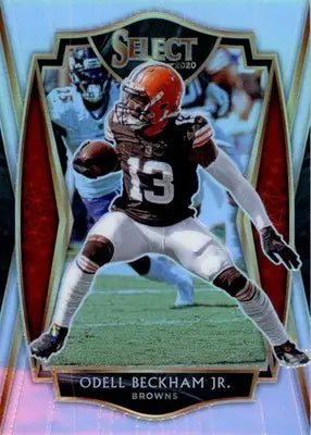 Odell Beckham Jr. - 2020 Panini Select - #124 - Silver Prizm Football - Football Card Single