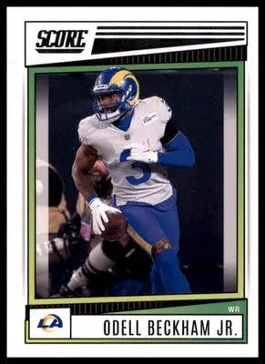 Odell Beckham Jr. 2022 Score #154 Los Angeles Rams - Football Card Single