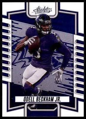 Odell Beckham Jr. 2023 Panini Absolute Blue #97 Baltimore Ravens - Football Card Single