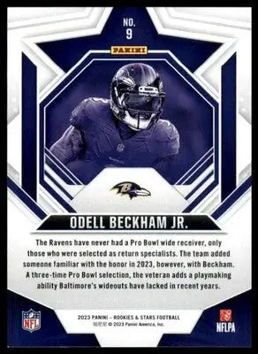 Odell Beckham Jr. 2023 Panini Rookies & Stars #9 Baltimore Ravens