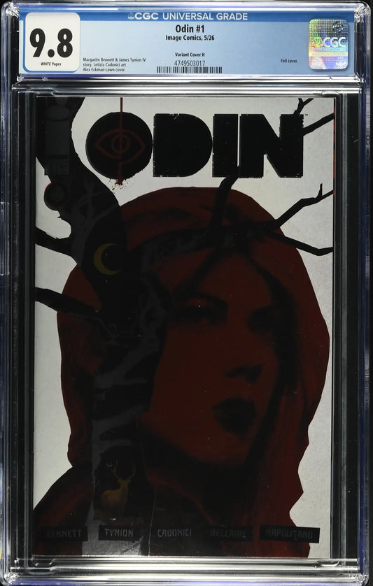 Odin #1 (Of 9) Cover H Alex Eckman Lawn Thank You Foil CGC 9.8 - Comic Book