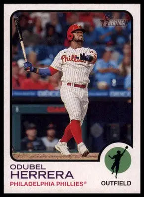 Odubel Herrera 2022 Topps Heritage #60 Philadelphia Phillies - Baseball Card Single