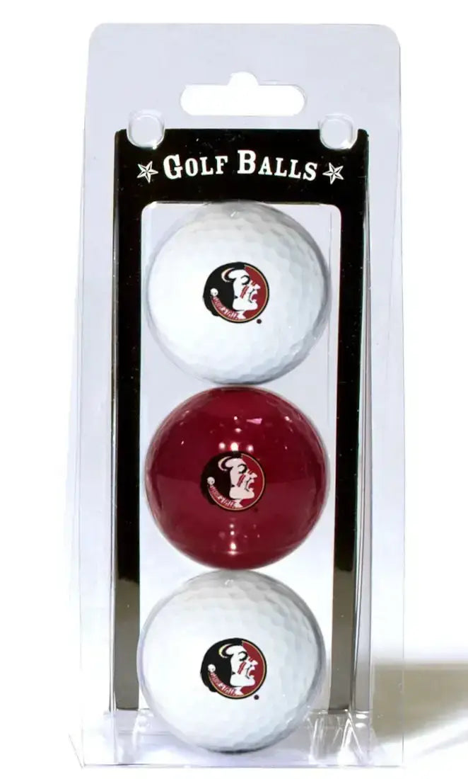 Offically Licensed NCAA 3 Pack Golf Balls Team Color Choose Your Team