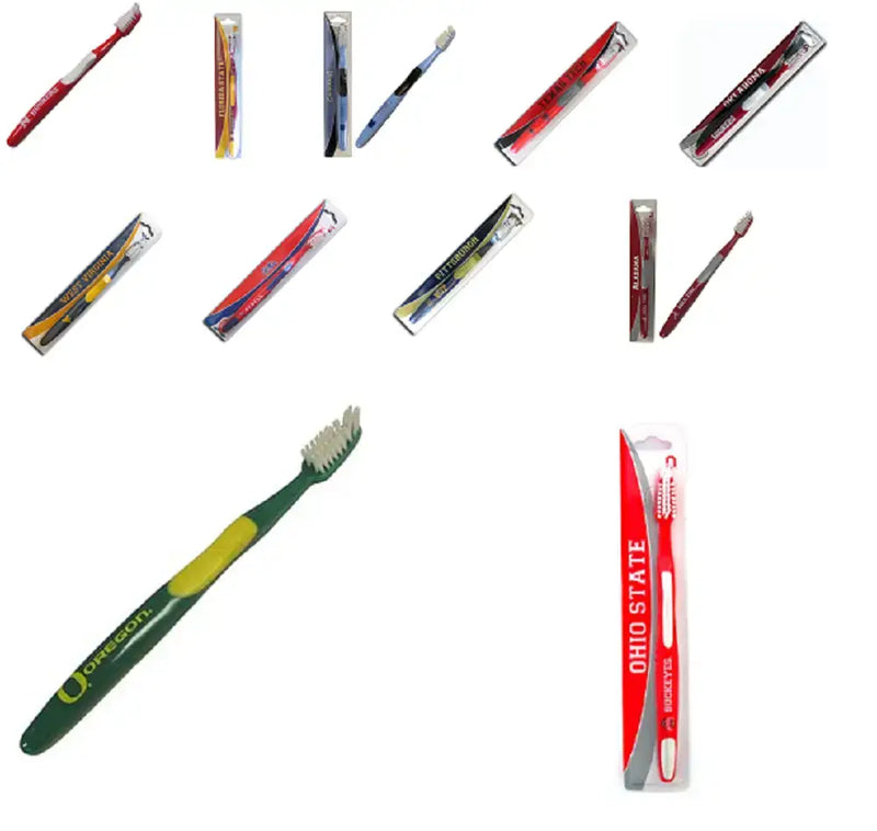 Offically Licensed NCAA Full Size Toothbrush - SOFT - Choose Your Team