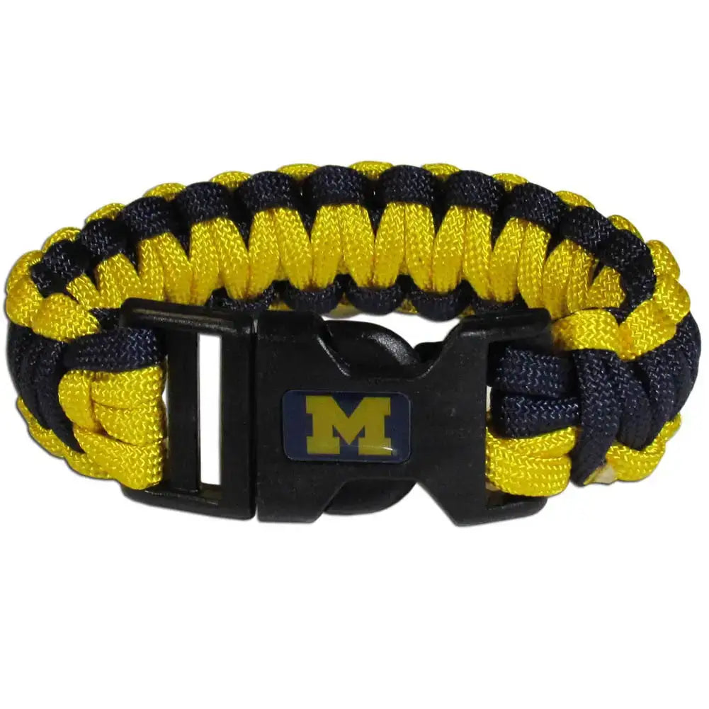 Offically Licensed NCAA Paracord Survival Bracelet Choose Your Team - Apparel
