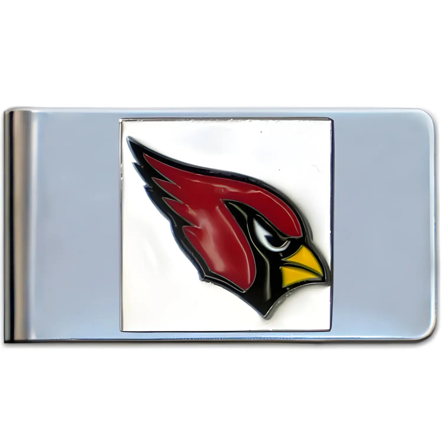 Money clip with Arizona Cardinals logo, officially licensed, hand painted design
