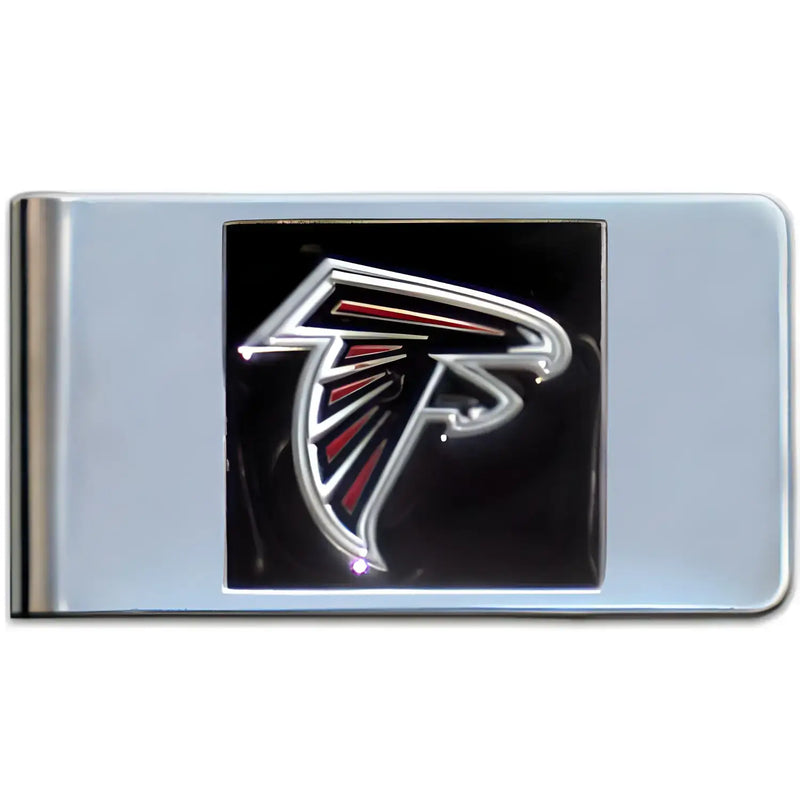Official Licensed NFL Steel Money Clip Hand Painted 3D Emblem Choose Your Team