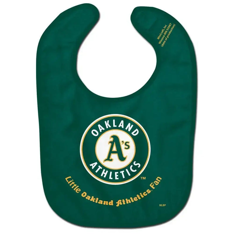 Official MLB All Pro Baby Bib Choose Your Team - Oakland Athletics