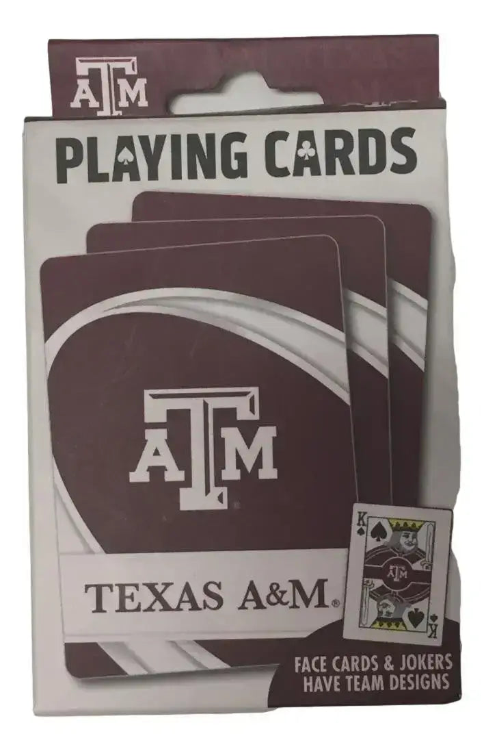Official NCAA Playing Cards Choose Your Team - Texas A&M Aggies