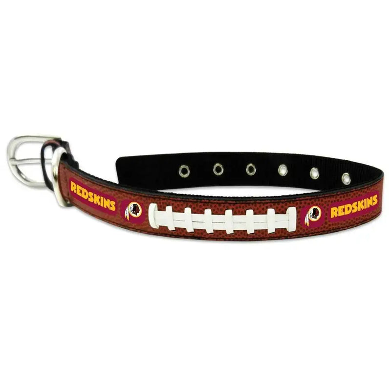 Official NFL Leather Pet Football Collar Dog Cat Choose Your Size and Your TEAM