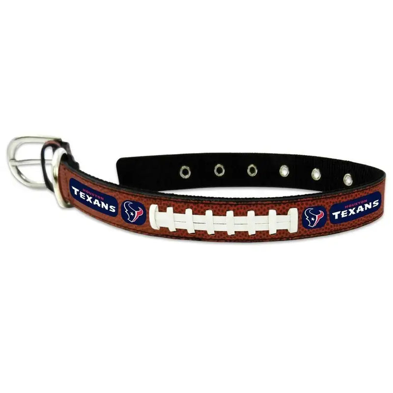 Official NFL Leather Pet Football Collar Dog Cat Choose Your Size and Your TEAM