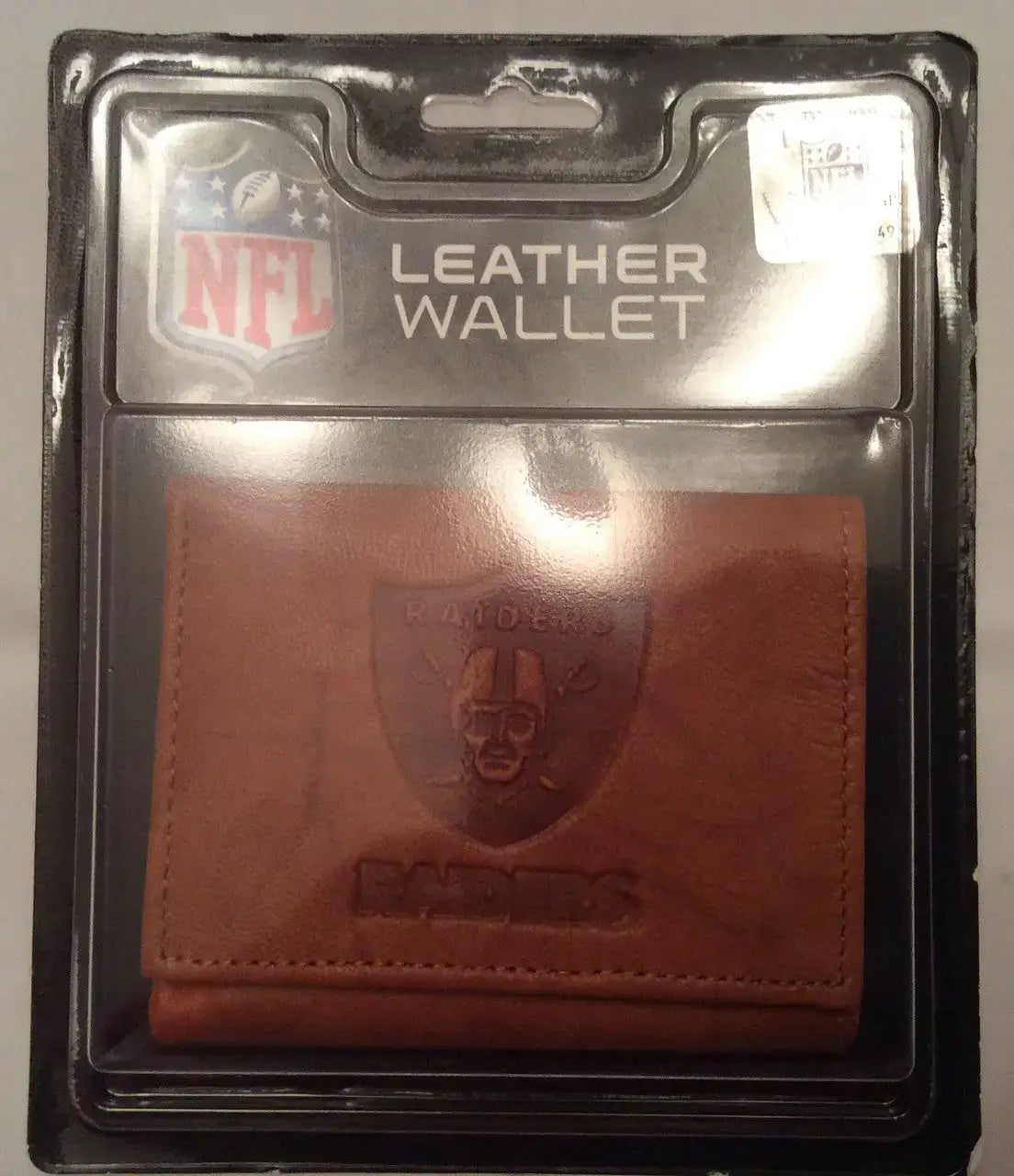 Official NFL Leather Wallet TriFold Embossed Choose Your Team