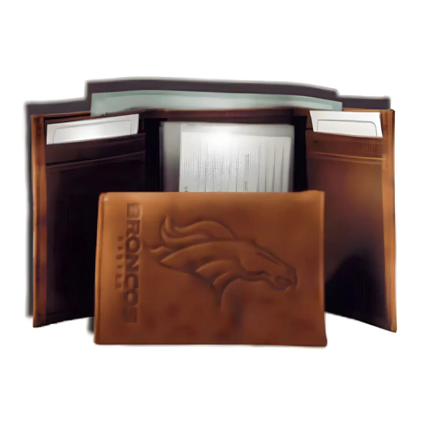 Official NFL Leather Wallet TriFold Embossed Choose Your Team