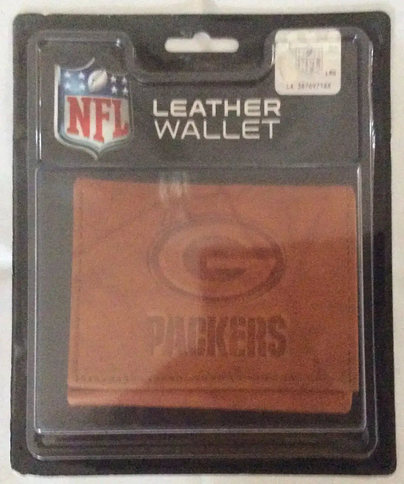 Official NFL Leather Wallet TriFold Embossed Choose Your Team